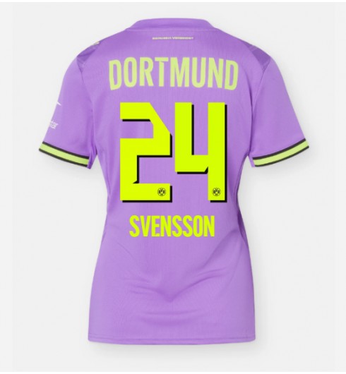 Borussia Dortmund Daniel Svensson #24 Kolmaspaita Naisten 2026-27 Lyhythihainen Borussia Dortmund Daniel Svensson #24 Kolmaspaita Naisten 2026-27 Lyhythihainen